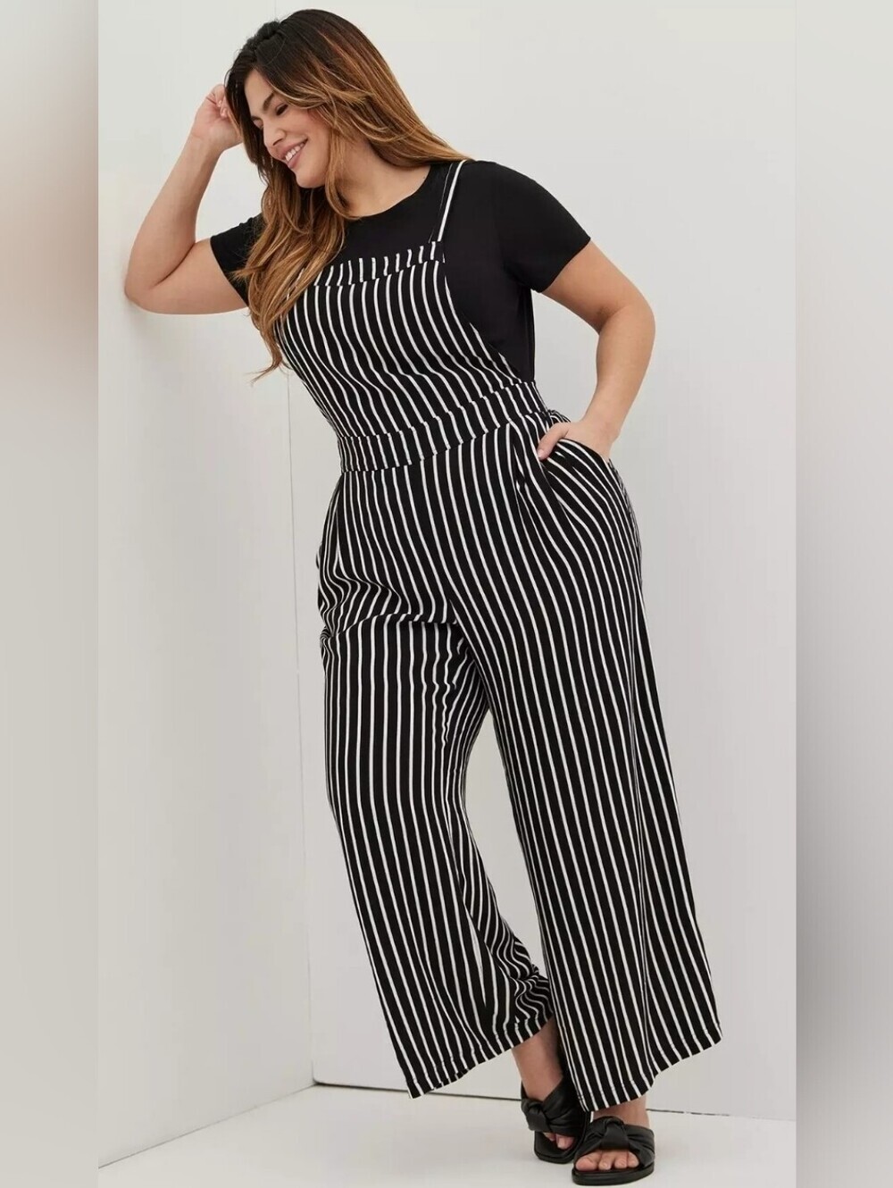 Torrid Crepe Overall Jumper